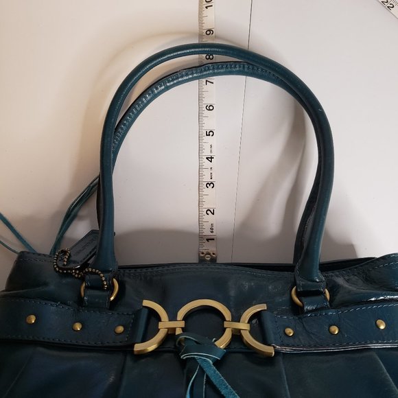 SERETA Teal Shoulder Handbag - Picture 8 of 16